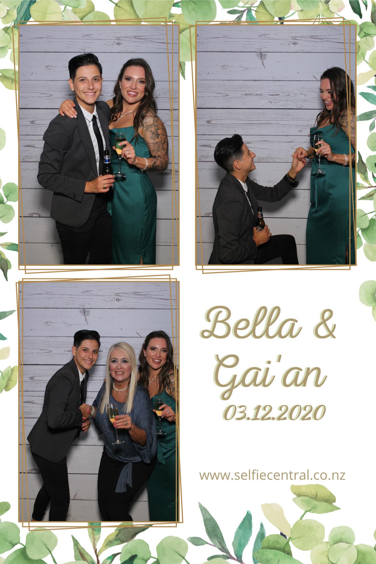 Bella & Gai'an's wedding | View more photos from the event at gallery.photobooth.co.nz/u/SelfieCentral/Bella-Gaians-wedding